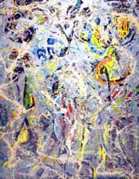 Jackson Pollock's Galaxy, a part of the Joslyn Art Museum's permanent collection.