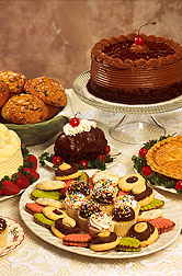 A selection of desserts