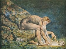 William Blake's Newton as a divine geometer (1795)
