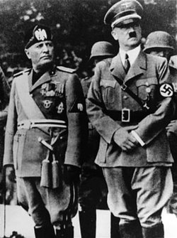 Despite appearances, Hitler and Mussolini did not get along well personally