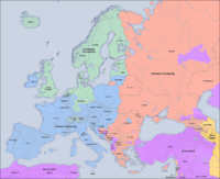 Predominant religious heritage in European countries      Protestantism      Roman Catholicism      Orthodox Christianity