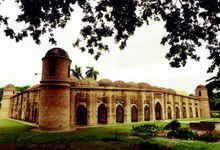 Bagerhat Shat Gambuj Masjid (60 dome mosque), built by Khan Jahan Ali