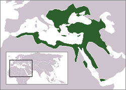 Location of Ottoman Empire