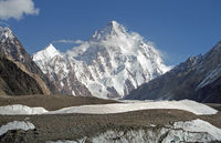 The world's second-highest mountain, K2