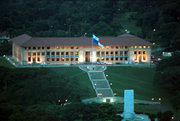 The administration Building of the Panama Canal is in Balboa, Panama.