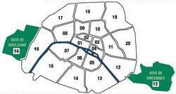 The arrondissements of Paris