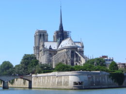 Notre Dame de Paris seen from the East