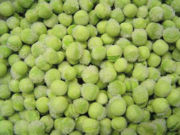 Frosted green peas