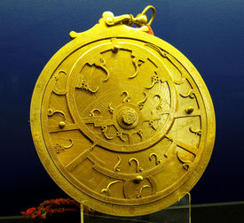 An 18th-century Persian astrolabe. Throughout the Middle Ages, the natural philosophy and mathematics of ancient Greeks were furthered and preserved within the Muslim world. During this period, Persia became a centre for the manufacture of scientific instruments, retaining its reputation for quality well into the 19th century.