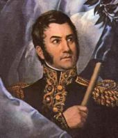 Don Jose de San Martín proclaimed the independence of Peru on July 28, 1821.
