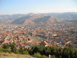 Panoramic View of Cusco from Sacsayhuaman
