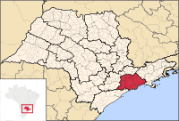 Location of the Metropolitan Region