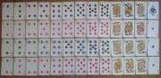 Set of 52 playing cards