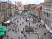 Old Market square in Poznań.
