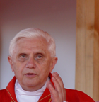 Benedict XVI:  "The eucharist is the enduring presence of Jesus' self-oblation." (Deus Caritas Est)