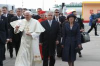 Benedict XVI on his arrival in Poland