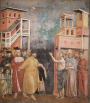 Renunciation of Wordly Goods, attributed to Giotto di Bondone