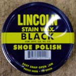 A can of Lincoln shoe polish.