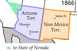 Arizona Territory in 1866