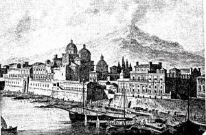 Illustration 7: Catania and the Palazzo Biscari, begun in 1702. Catania replaced Messina as Sicily's second city after the revolt of 1686.