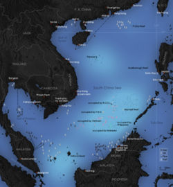 South China Sea, natural resources and competing national interests.