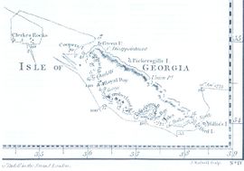 Map by James Cook (1777)