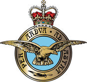 Royal Air Force badge. The RAF Motto is Per Ardua ad Astra (Latin), which translates as Through Struggle to the Stars