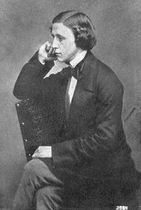 The well-known author of Alice in Wonderland, Lewis Carroll hoped to become a priest but was not allowed to because of his stuttering. In response, he wrote a poem which mentions stuttering:Learn well your grammar / And never stammer / Write well and neatly / And sing soft sweetly / Drink tea, not coffee; Never eat toffy / Eat bread with butter / Once more don't stutter. (Excerpt from Rules & Regulations) Carroll's well-known stuttering trait is subliminally referenced in Alice, which features a Dodo bird in one scene. As Martin Gardner pointed out in The Annotated Alice, the bird is drawn to vaguely resemble Carroll, and Carroll often tended to say his own real last name "Do-Do-Dodgson". (See Dodo (Alice's Adventures in Wonderland)).