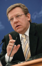 Alexei Kudrin, Russian finance minister.