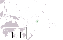 Location of Samoa