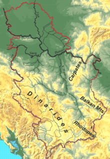 Serbia's geographic components