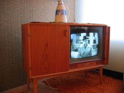 1950s television set