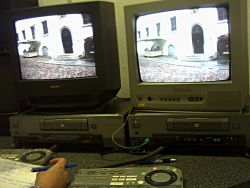 Digital video equipment in a cutting room