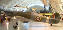 A Hawker Hurricane at the Smithsonian Institution's National Air and Space Museum.