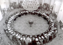 Round-table negotiations, 1989.