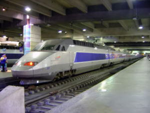 TGV trains depart from Gare Montparnasse in Paris to western and southwestern destinations.