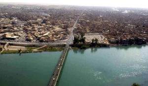 Tigris River in Mosul, Iraq