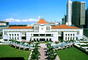 The Singapore Parliament House.
