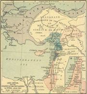 Asia Minor and the Crusader states around 1140.