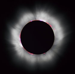 Photo taken during the 1999 eclipse.