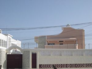 The building of new homes is a sign of hope in Mogadishu.