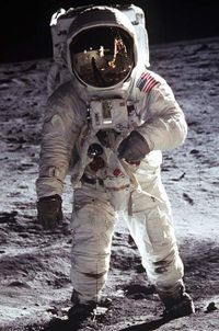 Space suit from Apollo moonwalk
