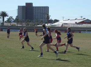 Women's Australian rules football is a team sport.