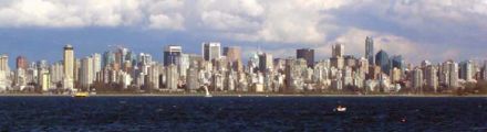 Downtown Vancouver as seen from Spanish Banks.