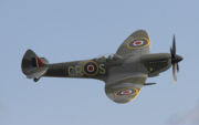 Preserved Spitfire at Duxford.