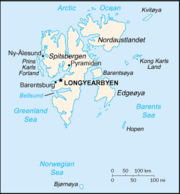 Map of Svalbard