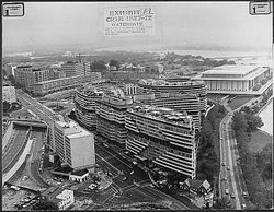 The Watergate Complex in Washington, D.C. Felt saw all the FBI's files on its investigation of the break-in there in 1972.