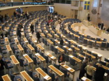 Inside the Riksdag