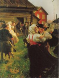 Midsummer's Eve, painting by Anders Zorn.