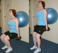 Swiss balls allow a wider range of free weight exercises to be performed. They are also known as exercise balls, gym balls, sports balls, therapy balls, medicine balls or body balls.